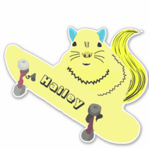 Sticker Naughty Squirrel #283 Hailey Skateboard