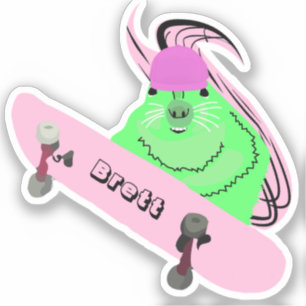 Sticker Naughty Squirrel #325 Brett Skateboard