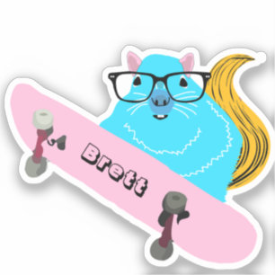 Sticker Naughty Squirrel #359 Brett Skateboard