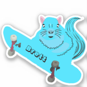 Sticker Naughty Squirrel #405 Brett Skateboard
