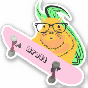 Sticker Naughty Squirrel #437 Brett Skateboard