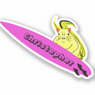 Sticker Naughty Squirrel #527 Surf