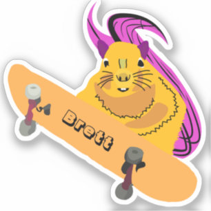 Sticker Naughty Squirrel #774 Brett Skateboard