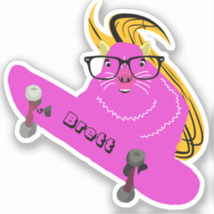 Sticker Naughty Squirrel #807 Brett Skateboard