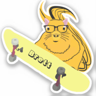 Sticker Naughty Squirrel #875 Brett Skateboard