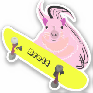 Sticker Naughty Squirrel #904 Brett Skateboard