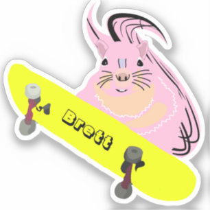 Sticker Naughty Squirrel #936 Brett Skateboard