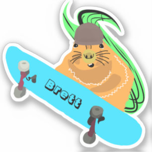 Sticker Naughty Squirrel #941 Brett Skateboard