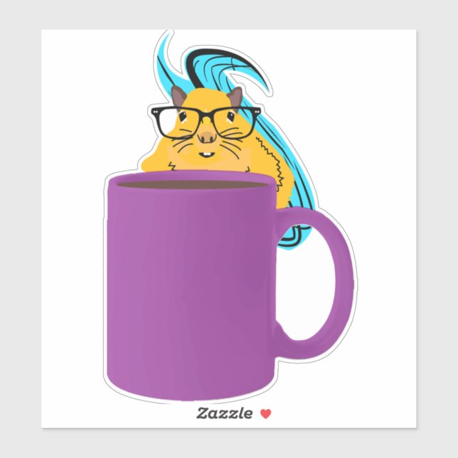 Sticker Naughty Squirrel #978 (Feuille)