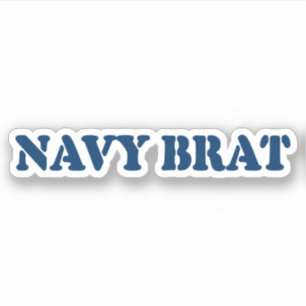 STICKER NAVY BRAT