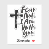 NE CRAINS PAS, JE SUIS avec toi Croix Noire - Ésaï