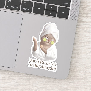 Sticker Ne me pressez pas - Miss Meow Die Cut