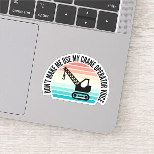 Sticker Ne m'oblige pas à utiliser ma voix d'opérateur de 