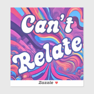 Sticker Ne pas lier les couleurs roses