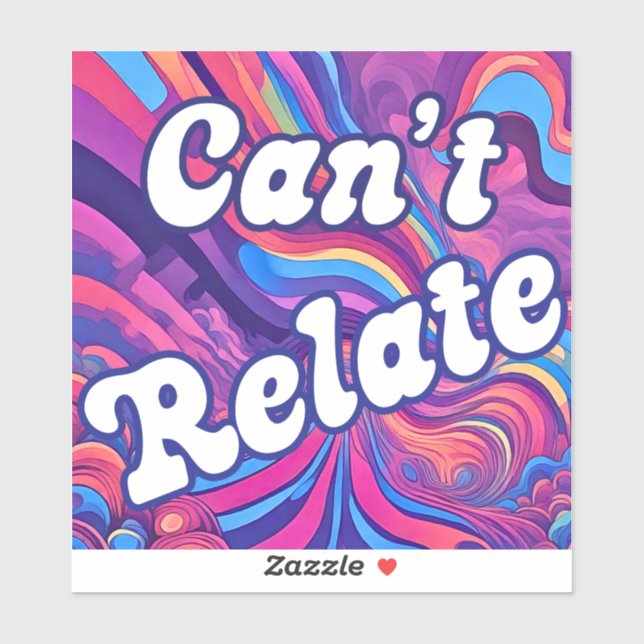 Sticker Ne pas lier les couleurs roses (Feuille)