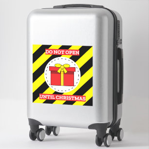 Sticker Ne pas ouvrir avant Noël