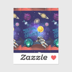 STICKER NÉ POUR ORBITER