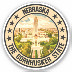 Sticker Nebraska