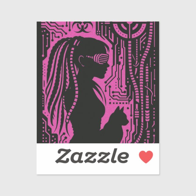 Sticker Neon Dread Protocol (Feuille)