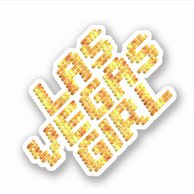 Sticker Neon Lights Style Las Vegas Girl (Devant)