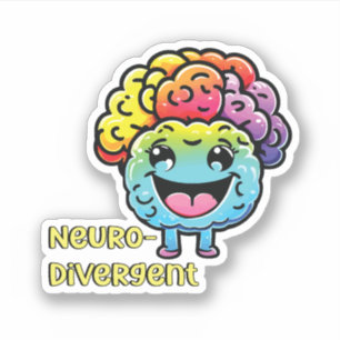 Sticker Neurodivergent   Faire face à la sensibilisation à