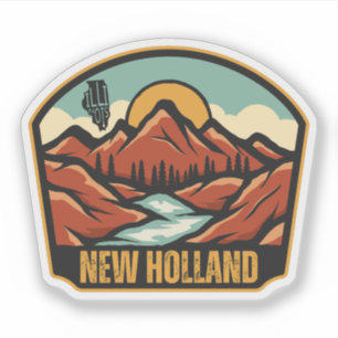 Sticker New Holland, Illinois