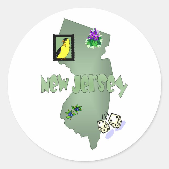 Sticker New Jersey (Devant)