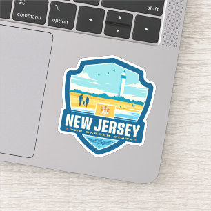Sticker New Jersey de la fierté   d'état