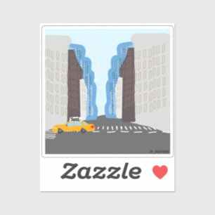 Sticker New York Abstraite