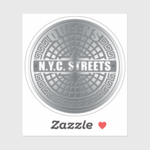 Sticker New York City Streets Queens