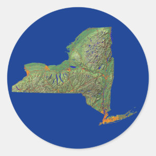 Sticker New York Map