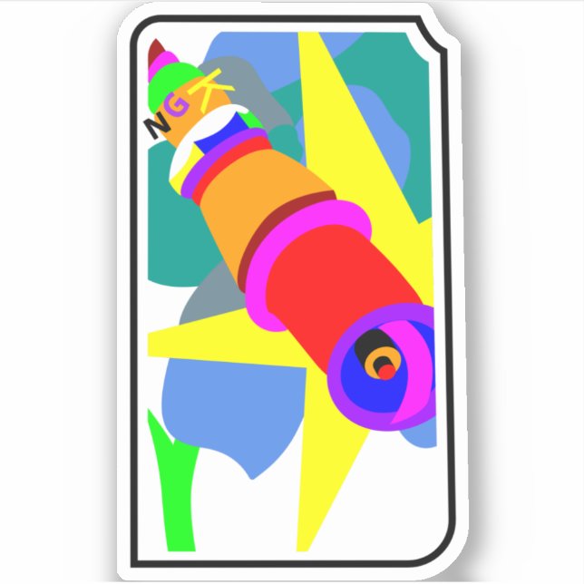 Sticker "NGKFLOWER" (Devant)