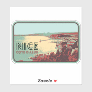 Sticker Nice ville France est mon fière ville natale Stick
