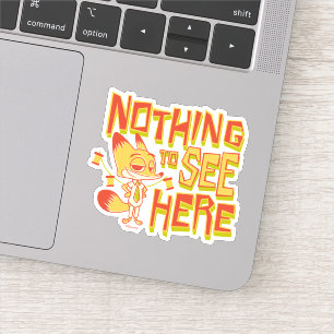 Sticker Nick Wilde - Rien à voir ici