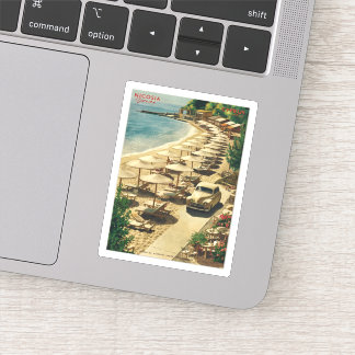 Sticker Nicosie, Capitale de Chypre Cadeaux souvenirs vint