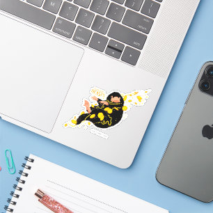 Sticker Niffler Flottant Avec Or