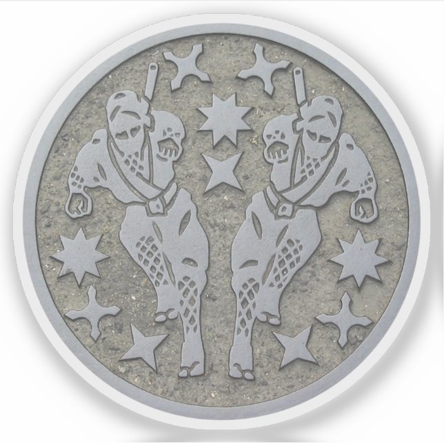 Sticker Ninja Manhole (Devant)