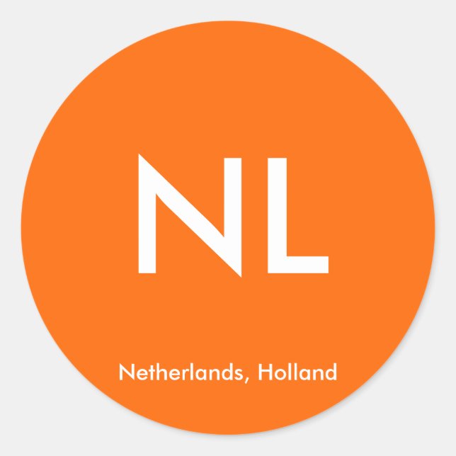 Sticker NL (Devant)
