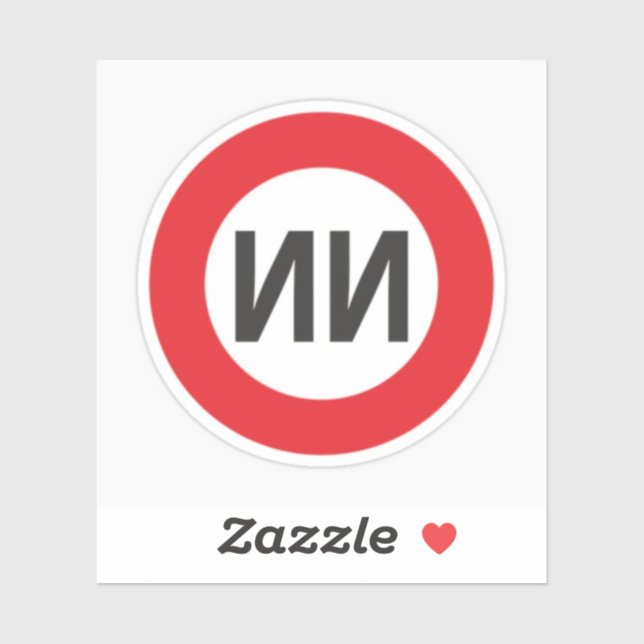 Sticker No name boys (Feuille)