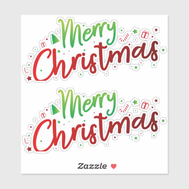 Sticker Noël 16 (Feuille)