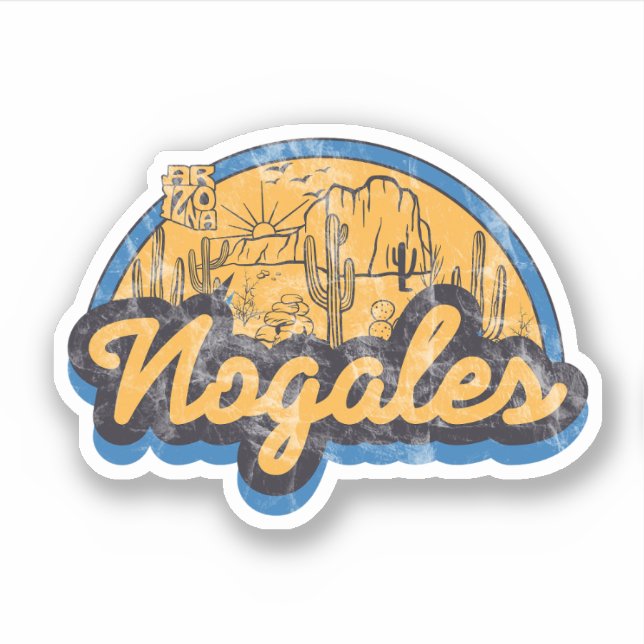 Sticker Nogales, Arizona (Devant)