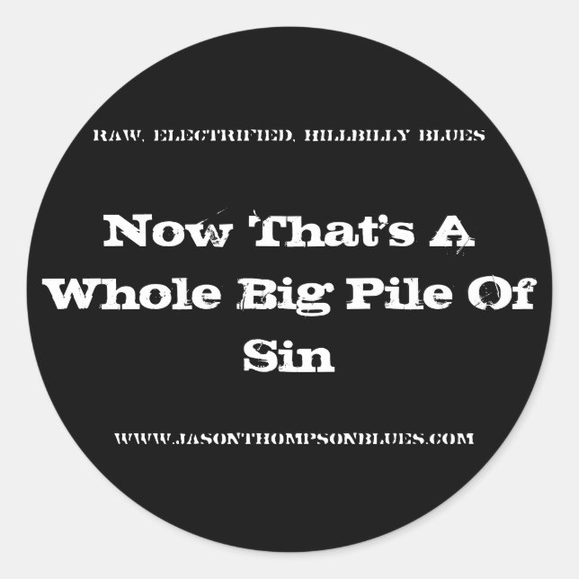 Sticker noir (Devant)