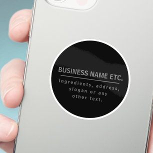 Sticker Noir et gris multi-usage