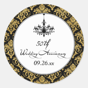Sticker noir, or Damask 50th Anniversary 2