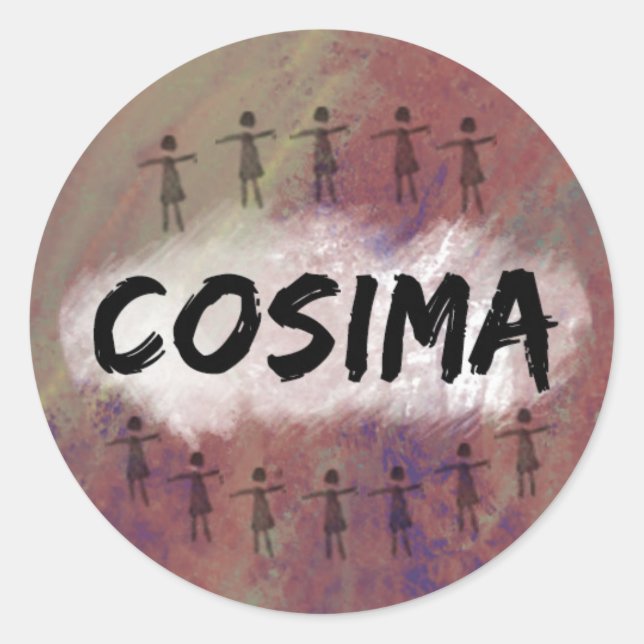 Sticker noir Orphan - Cosima (Devant)