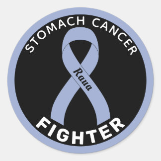 Sticker noir rond pour Lutte contre le cancer de l