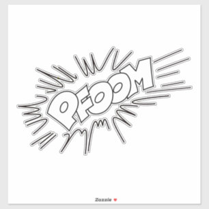Sticker noise comics-onomatopoeia