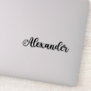 Sticker Nom Alexander - Calligraphie manuscrite