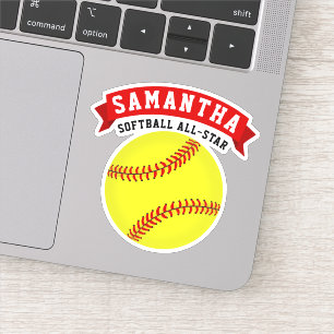 Sticker Nom All-Star du softball