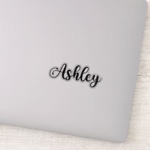 Sticker Nom Ashley - Calligraphie manuscrite